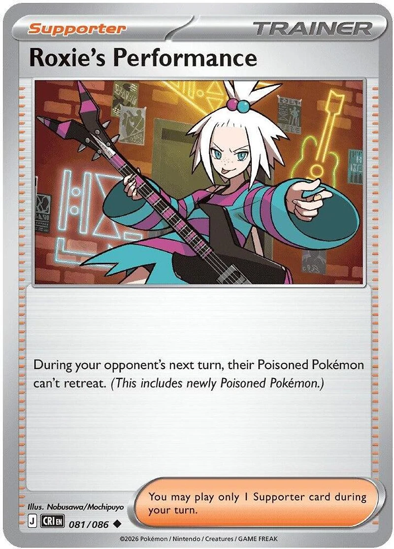 Roxie's Performance - 081/086 - Uncommon - Reverse Holo
