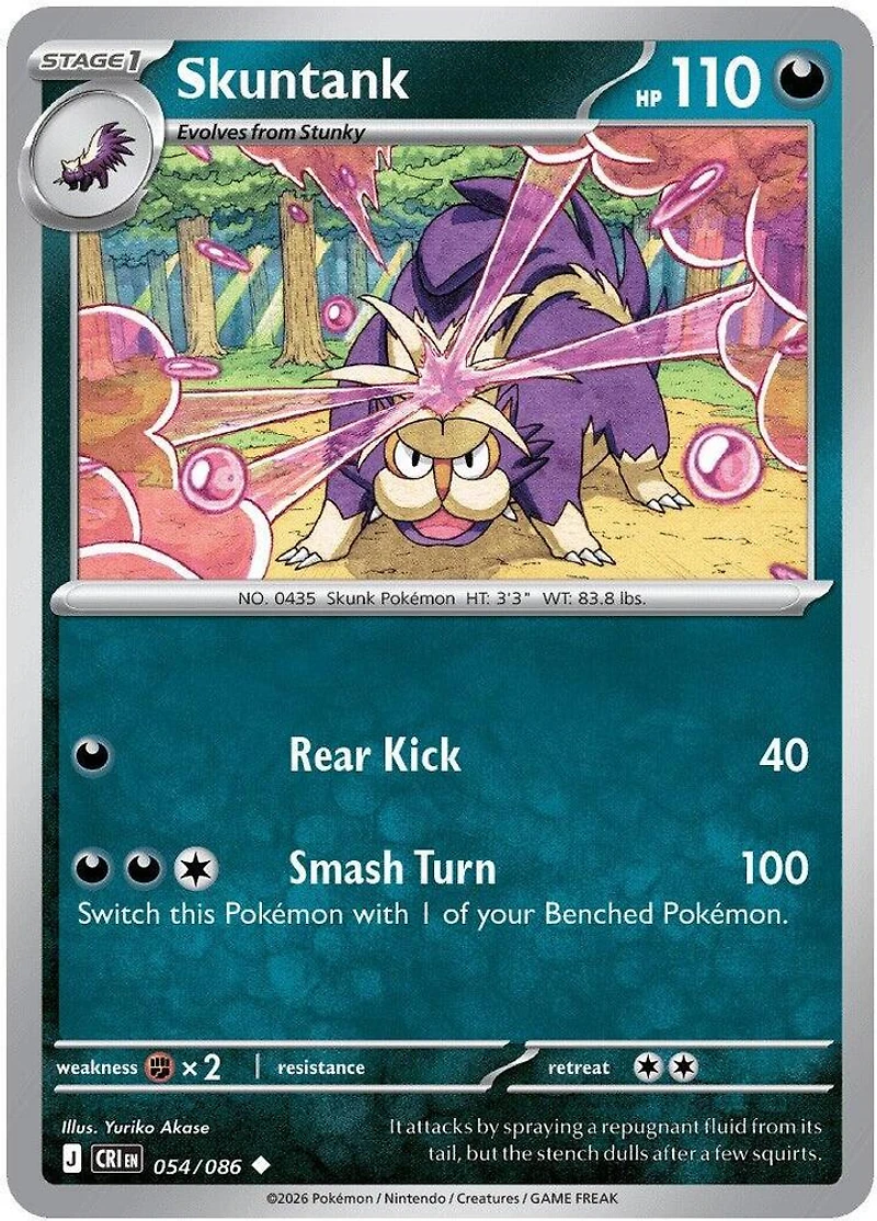 Skuntank - 054/086 - Uncommon - Reverse Holo