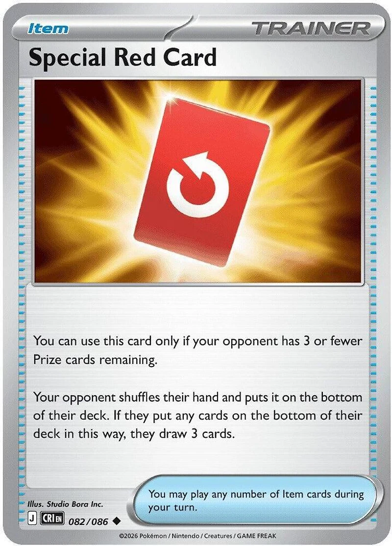 Special Red Card - 082/086 - Uncommon - Reverse Holo