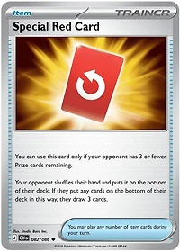 Special Red Card - 082/086 - Uncommon - Reverse Holo
