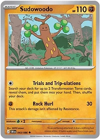 Sudowoodo - 043/086 - Uncommon - Reverse Holo