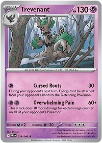 Trevenant - 039/086 - Rare - Reverse Holo