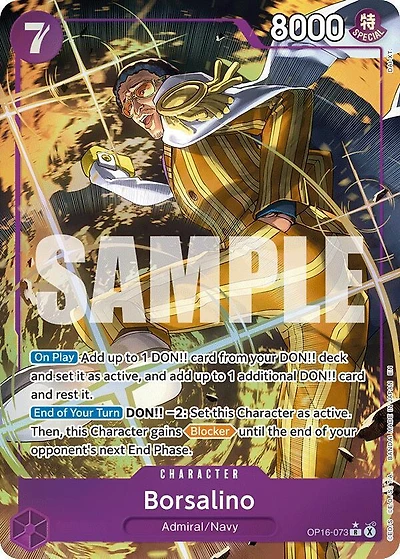 Borsalino (Alternate Art) - OP16-073 - R - Foil