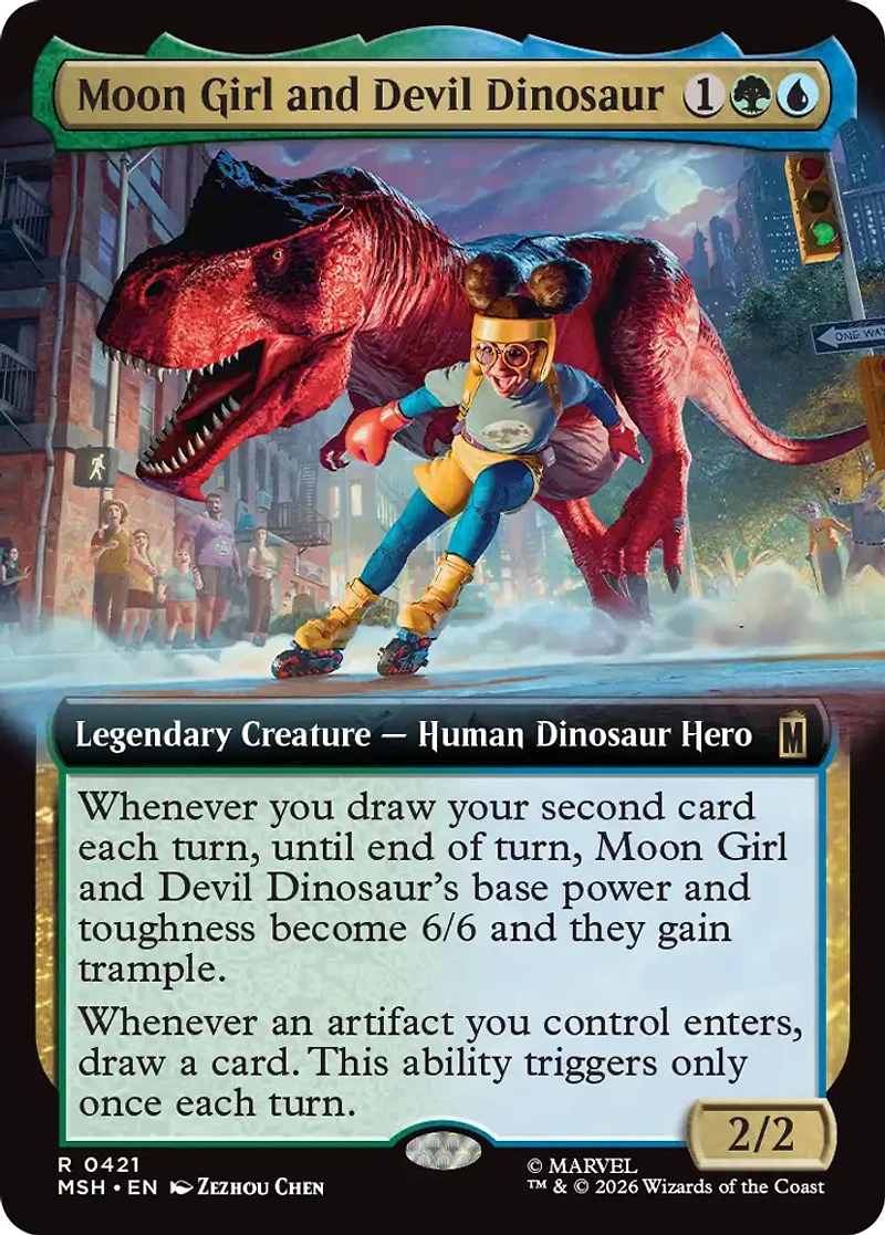 Moon Girl and Devil Dinosaur - Extended Art
