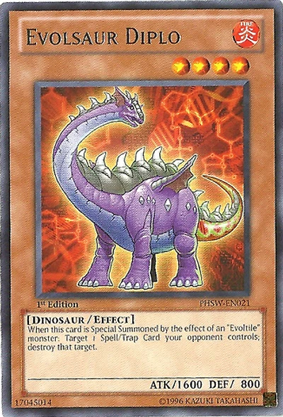 Evolsaur Diplo - PHSW-EN021 - Rare - 1st Edition