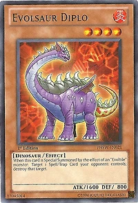 Evolsaur Diplo - PHSW-EN021 - Rare - 1st Edition