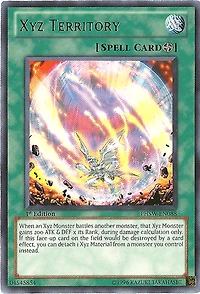 Xyz Territory - PHSW-EN088 - Rare - 1st Edition