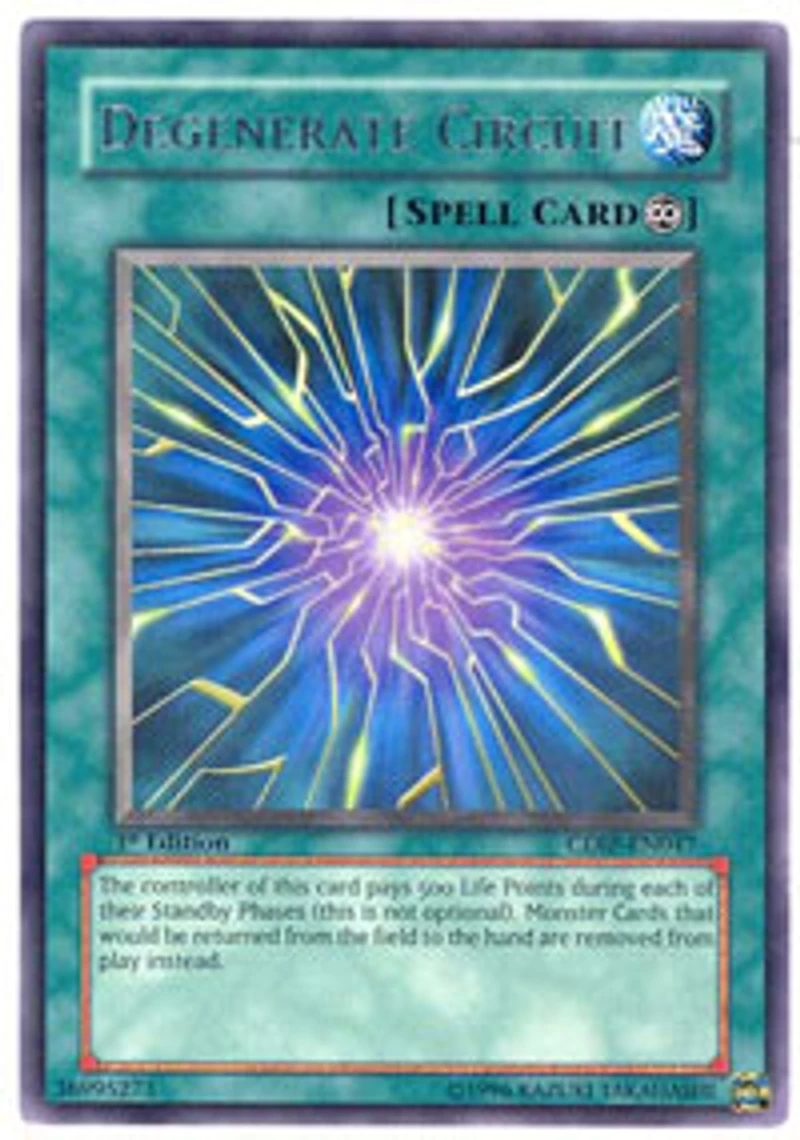 Degenerate Circuit - CDIP-EN047 - Rare - 1st Edition