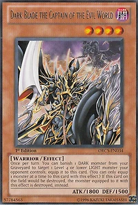 Dark Blade the Captain of the Evil World - ORCS-EN034 - Rare - 1st Edition