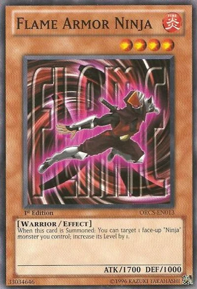 Flame Armor Ninja - ORCS-EN013 - Common - 1st Edition