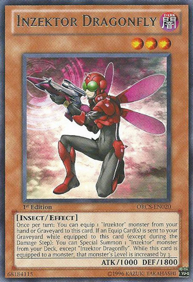 Inzektor Dragonfly - ORCS-EN020 - Rare - 1st Edition