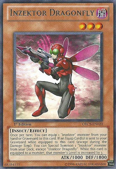 Inzektor Dragonfly - ORCS-EN020 - Rare - 1st Edition