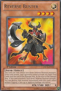 Reverse Buster - ORCS-EN012 - Rare - 1st Edition