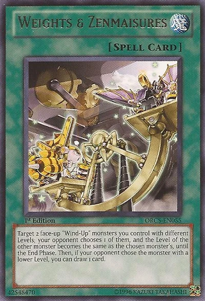 Weights & Zenmaisures - ORCS-EN055 - Rare - 1st Edition