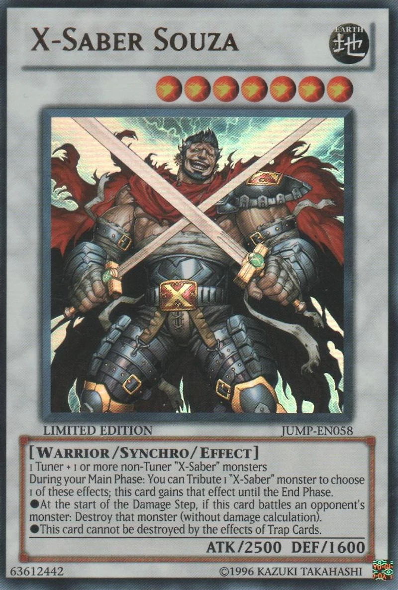 X-Saber Souza - JUMP-EN058 - Ultra Rare - Limited Edition