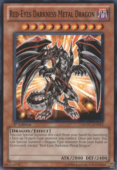 Red-Eyes Darkness Metal Dragon - SDDC-EN013 - Common - 1st Edition