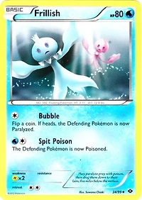 Frillish - 34/99 - Uncommon