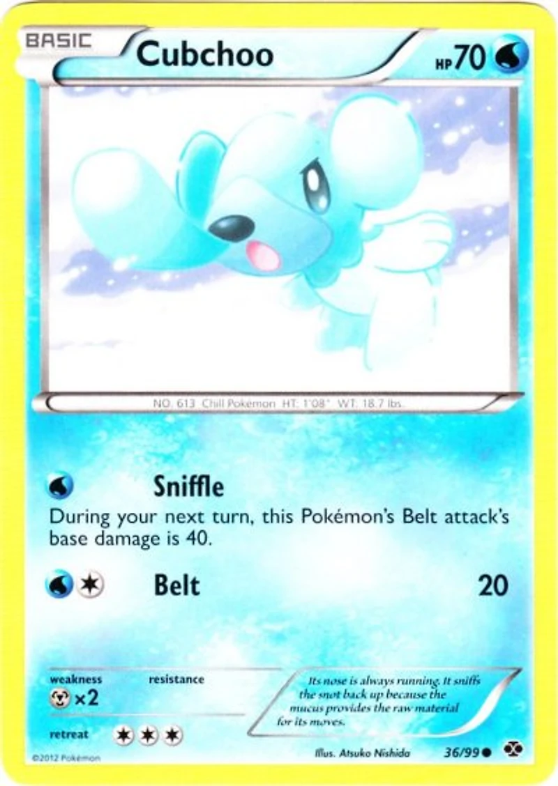 Cubchoo - 36/99 Common