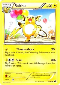 Raichu - 40/99 - Uncommon