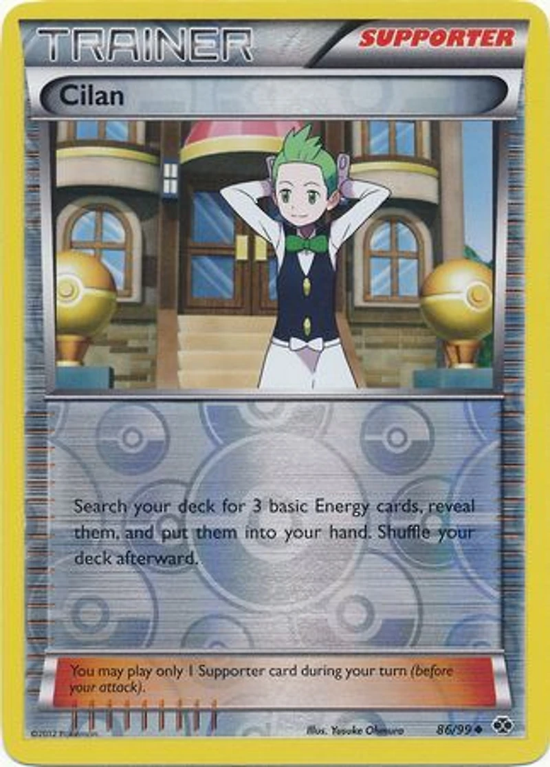 Cilan - 86/99 - Uncommon - Reverse Holo