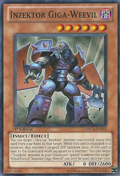Inzektor Giga-Weevil - ORCS-EN022 - Common - Unlimited Edition