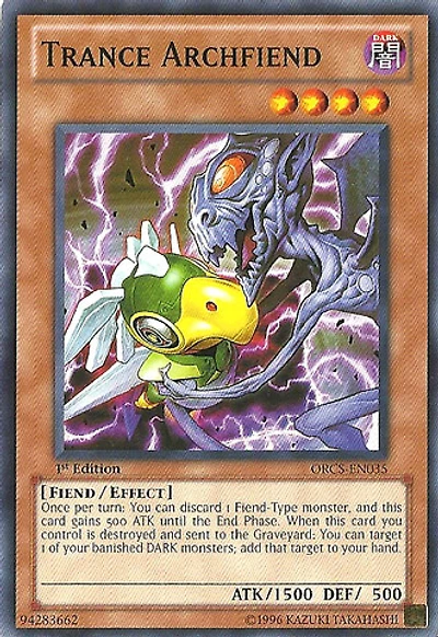 Trance Archfiend - ORCS-EN035 - Common - Unlimited Edition