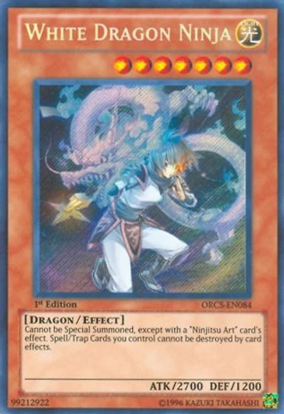 White Dragon Ninja - ORCS-EN084 - Secret Rare - Unlimited Edition