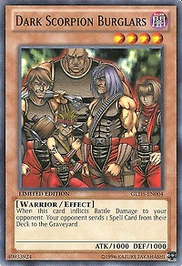 Dark Scorpion Burglars - GLD5-EN004 - Common - Limited Edition