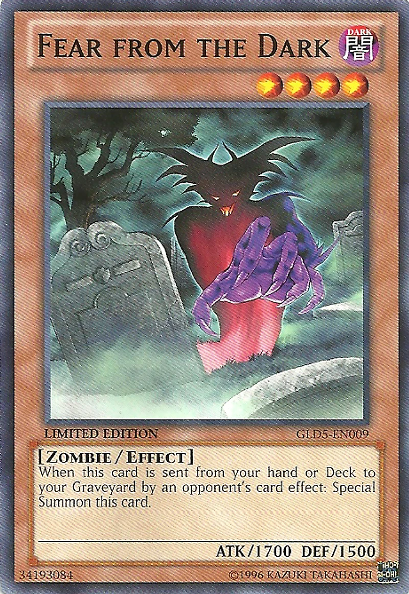 Fear from the Dark - GLD5-EN009 - Common - Limited Edition