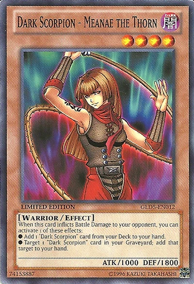 Dark Scorpion - Meanae the Thorn - GLD5-EN012 - Common - Limited Edition