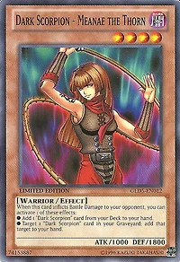 Dark Scorpion - Meanae the Thorn - GLD5-EN012 - Common - Limited Edition