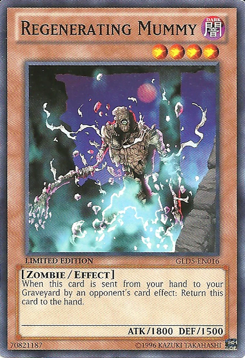 Regenerating Mummy - GLD5-EN016 - Common - Limited Edition