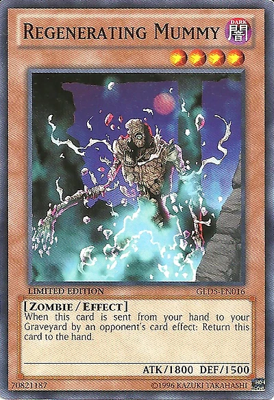 Regenerating Mummy - GLD5-EN016 - Common - Limited Edition