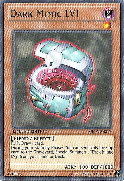 Dark Mimic LV1 - GLD5-EN017 - Common - Limited Edition