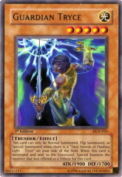Guardian Tryce - DCR-010 Rare 1st Edition