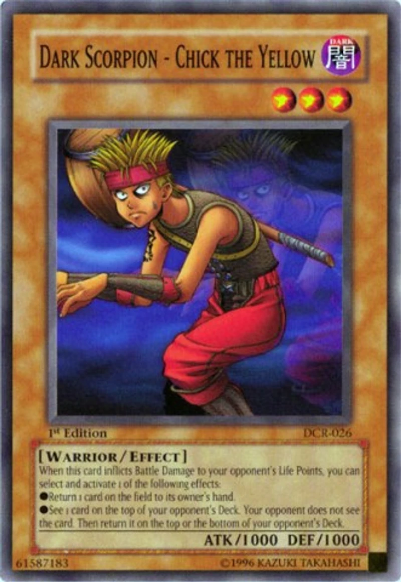 Dark Scorpion - Chick the Yellow - DCR-026 - Common - 1st Edition