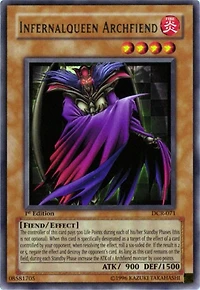 Infernalqueen Archfiend - DCR-071 Rare 1st Edition