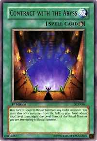 Contract with the Abyss - DCR-086 - Rare - 1st Edition