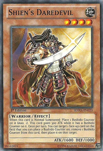 Shien's Daredevil - SDWA-EN020 - Common - 1st Edition