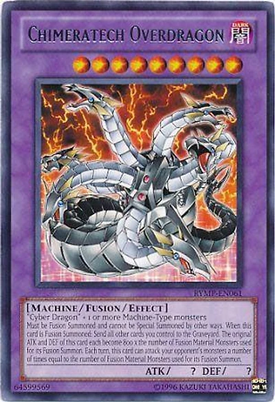 Chimeratech Overdragon - RYMP-EN061 - Rare - Unlimited Edition