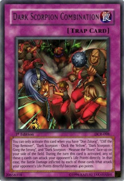 Dark Scorpion Combination - DCR-098 - Rare - 1st Edition