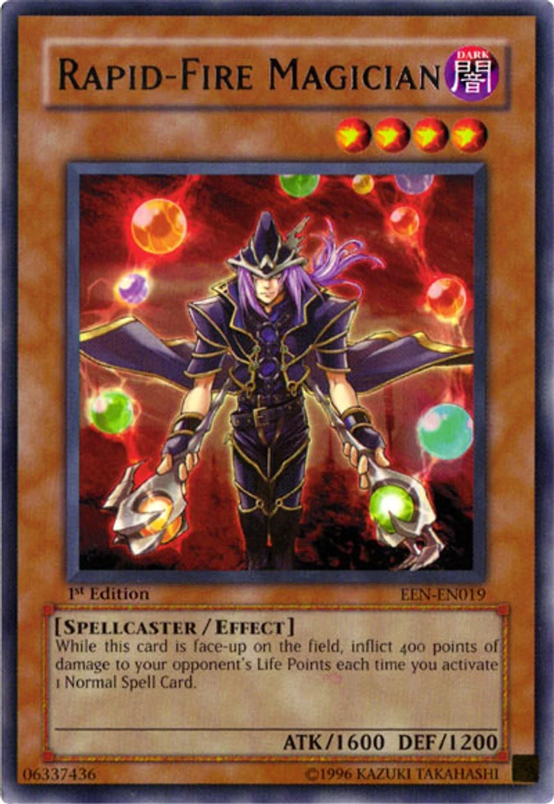Rapid-Fire Magician - EEN-EN019 - Rare - 1st Edition