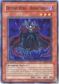 Destiny Hero - Doom Lord - EOJ-EN001 - Common - 1st Edition