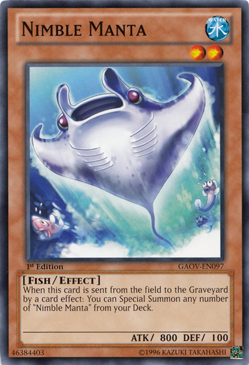 Nimble Manta - GAOV-EN097 - Common - Unlimited Edition