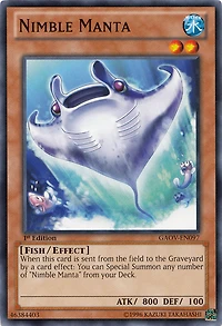 Nimble Manta - GAOV-EN097 - Common - Unlimited Edition