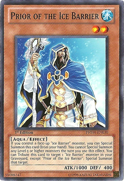 Prior of the Ice Barrier - PHSW-EN030 - Common - Unlimited Edition