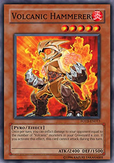 Volcanic Hammerer - FOTB-EN013 - Common - 1st Edition