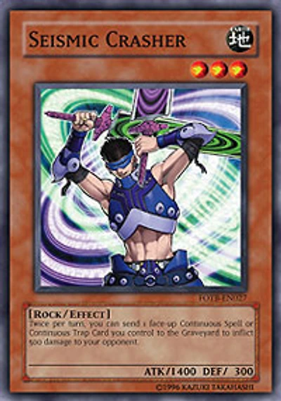 Seismic Crasher - FOTB-EN027 - Common - 1st Edition