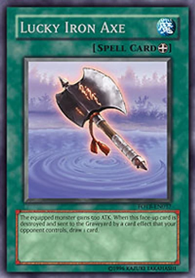 Lucky Iron Axe - FOTB-EN037 - Rare - 1st Edition