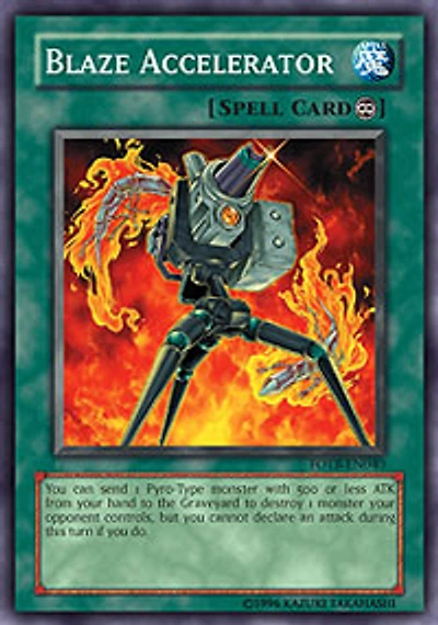 Blaze Accelerator - FOTB-EN040 - Common - 1st Edition